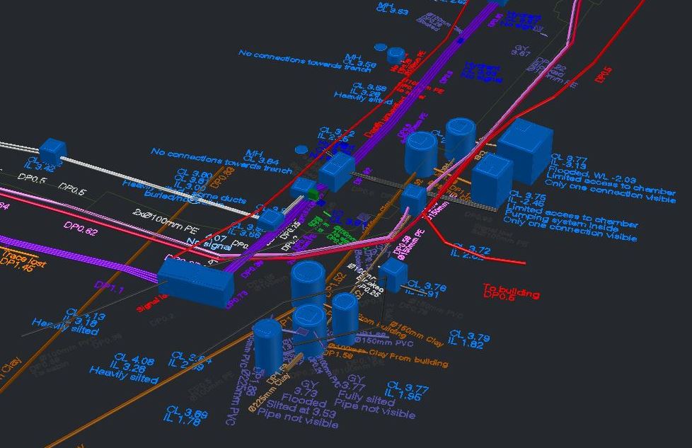 Integrating Terrain Scanning & Underground Utilities Detection For Advanced Site Mapping (Stockholm, Sweden)