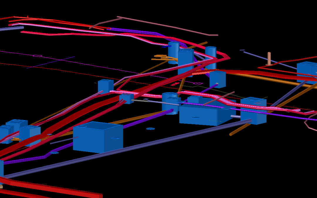 3D Modeling & Mapping of Underground Utilities in Support of Fiber Optic Routing (Hamburg, Germany)