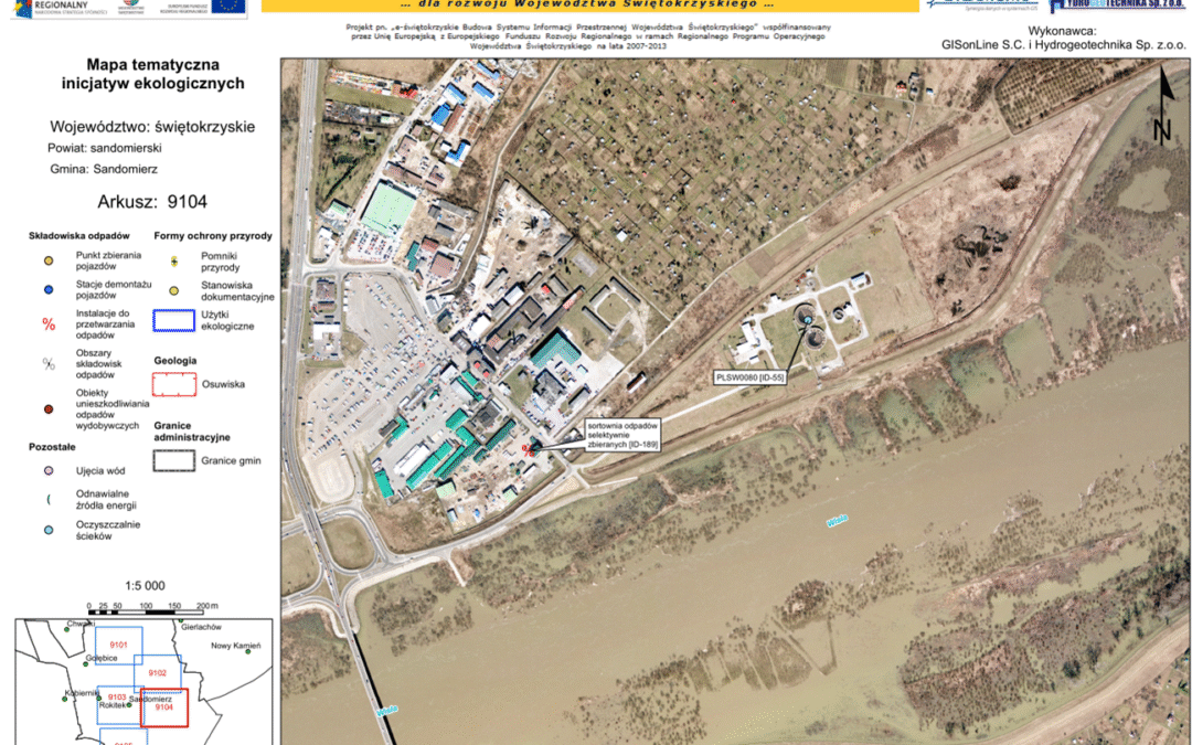 Local Government Ecological Initiatives Mapping Using Esri ArcGIS Online (Świętokrzyskie Region, Poland)